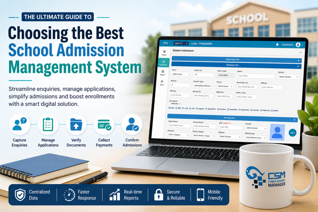 Choosing the best school admission management system
